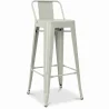 Barkruk met rugleuning - Industrieel ontwerp - 76cm - New Edition - Stylix image 9