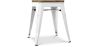 Industriële Design Kruk - Hout & Staal - 45 cm - Stylix image 9