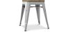 Industriële Design Kruk - Hout & Staal - 45 cm - Stylix image 9