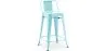 Barkruk met rugleuning - Industrieel ontwerp - 60cm - Nieuwe editie - Stylix image 9