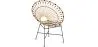 Ronde stoel voor buiten van synthetisch rotan - Boho Bali-ontwerp - Elsa image 9