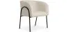 Beklede Eetkamerstoel - Wit Boucle - James image 9