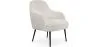 Gestoffeerde Fauteuil - Witte Bouclé - Hyra image 9