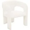Beklede Eetkamerstoel - Wit Boucle - Ashley image 9