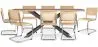 Pakket Industrieel Design Houten Eettafel (200cm) & 8 Rotan Eetkamerstoelen - Bruna image 9