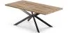 Rechthoekige Eettafel - Industrieel - Hout en Metaal - Bayron image 9