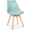 Met stof beklede eetkamerstoel - Scandinavische stijl - Denisse image 9