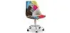 Draaibare kantoorstoel - Patchwork bekleding - Simona image 9