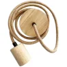 Hanglamp Kabel van Jute en Hout - 200 cm - Hanz image 9