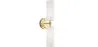 Oude Gouden Wandlamp - 2-Lichts Wandarmatuur - Feru image 9