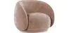 Gebogen fluwelen beklede fauteuil - Cally image 9