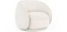 Gebogen fauteuil bekleed met bouclé-stof - Cally  image 9