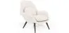 Fauteuil bekleed met bouclé stof - Uyere image 9