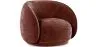 Gebogen fluwelen beklede fauteuil - Cally image 9