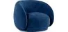 Gebogen fluwelen beklede fauteuil - Cally image 9