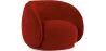 Gebogen fluwelen beklede fauteuil - Cally image 9