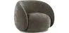 Gebogen fluwelen beklede fauteuil - Cally image 9