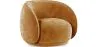 Gebogen fluwelen beklede fauteuil - Cally image 9