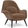 Fluwelen beklede fauteuil - Uyere image 9