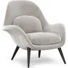 Fluwelen beklede fauteuil - Uyere image 9
