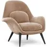 Fluwelen beklede fauteuil - Uyere image 9