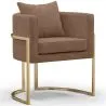 Eetkamerstoel met armleuningen - Bekleed met fluweel - Giorgia image 9