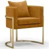 Eetkamerstoel met armleuningen - Bekleed met fluweel - Giorgia image 9