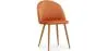 Eetkamerstoel - Gestoffeerd in Fluweel - Rugleuning met Patroon - Evelyne image 9