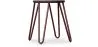 Hairpin Krukje - 42cm - Donker hout en metaal image 9