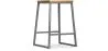 Barkruk industrieel ontwerp - hout en metaal - 60cm - Big Boy image 9