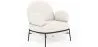 Designer Fauteuil - Gestoffeerd in Bouclé Stof - Alia image 9