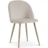 Eetkamerstoel - Fluweel bekleed - Scandinavische stijl - Evelyne image 9