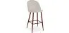 Met fluweel beklede kruk - Scandinavisch design - Evelyne image 9