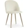 Eetkamerstoel - Fluweel bekleed - Scandinavische stijl - Evelyne image 9