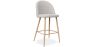 Met stof beklede kruk - Scandinavisch design - 66cm - Evelyne image 9