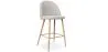 Met stof beklede kruk - Scandinavisch design - 66cm - Evelyne image 9
