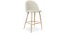 Met stof beklede kruk - Scandinavisch design - 66cm - Evelyne image 9