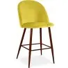 Met fluweel beklede kruk - Scandinavisch design - 66cm - Evelyne image 9