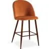 Met fluweel beklede kruk - Scandinavisch design - 66cm - Evelyne image 9