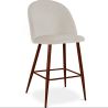 Met fluweel beklede kruk - Scandinavisch design - 66cm - Evelyne image 9