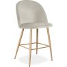 Met fluweel beklede kruk - Scandinavisch design - 66cm - Evelyne image 9