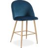 Met fluweel beklede kruk - Scandinavisch design - 66cm - Evelyne image 9