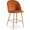 Met fluweel beklede kruk - Scandinavisch design - 66cm - Evelyne image 9