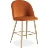 Met fluweel beklede kruk - Scandinavisch design - 66cm - Evelyne image 9