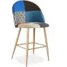 Patchwork beklede kruk - Scandinavische stijl - 66cm - Evelyne image 9