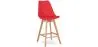 Kruk in Scandinavische stijl - Houten poten - Denisse image 9