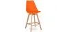 Kruk in Scandinavische stijl - Houten poten - Denisse image 9
