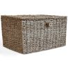 Mand van Natuurlijke Vezels met Deksel - 40x30CM - Baulera image 9