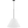 Hangende Plafondlamp met Beige Stoffen Kap - Fula image 9