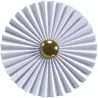 Wandlamp Wandapplicatie Bloem van Wit en Goudkleurig Metaal - 40CM image 9